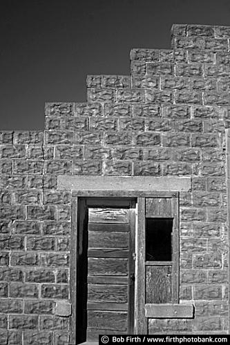 black and white photo;Minnesota;rural;MN;old building;door;architecture;abstract