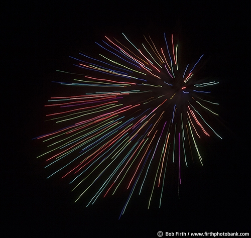 4th of July;celebration;dramatic sky;fireworks;Fourth of July;holiday;Independence Day;night sky;romantic;tradition;bursting;colorful;explosive;festive;flares;Americana;patriotic;light show