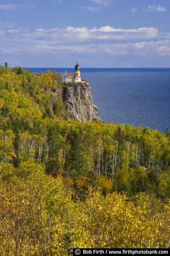 Northern Minnesota;autumn;fall;fall color;fall trees;forest;Minnesota;MN;up north;Lake Superior;North Shore;Split Rock Lighthouse;Split Rock State Park;Minnesota State Park;destination;tourism;historic;lighthouses