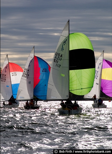 boating;competition;dramatic light;Lake Minnetonka;Minnesota;MN;moods;moody;race;regatta;sail;sailing;sailboats;summer;water;water sports;waves