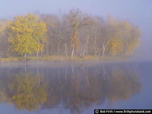 Mississippi River;Crow Wing State Park;MN;Minnesota;Mighty Mississippi;autumn;upper Mississippi River;water;quiet water;fall color;fall;reflection;destination;morning;Great River Road