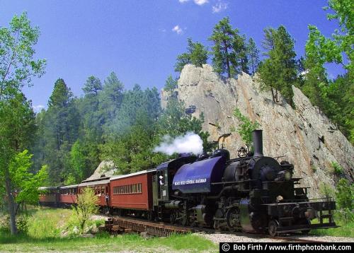 Black Hills;train;South Dakota;SD;1880 Historic Railroad;locomotive;tourism;Keystone;Hill City