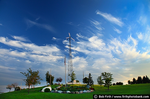 Wind Turbine;a device that converts the winds kinetic energy into electrical power;blades;rotor blade;three bladed;capture winds energy;horizontal axis wind turbine (HAWT);renewable energy;tower;land based tower;tubular steel towers;wind power;wind powered electrical generator